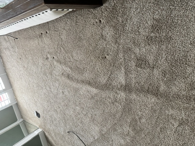 YesSir Services carpet stretching repair and cleaning project