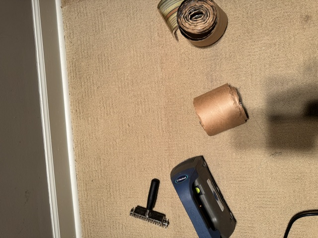 Carpet Repair Before & After - Before