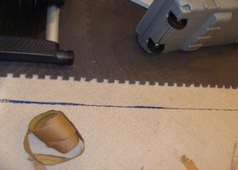Carpet Seam Before